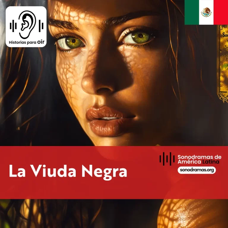 Portada de la radionovela La Viuda Negra